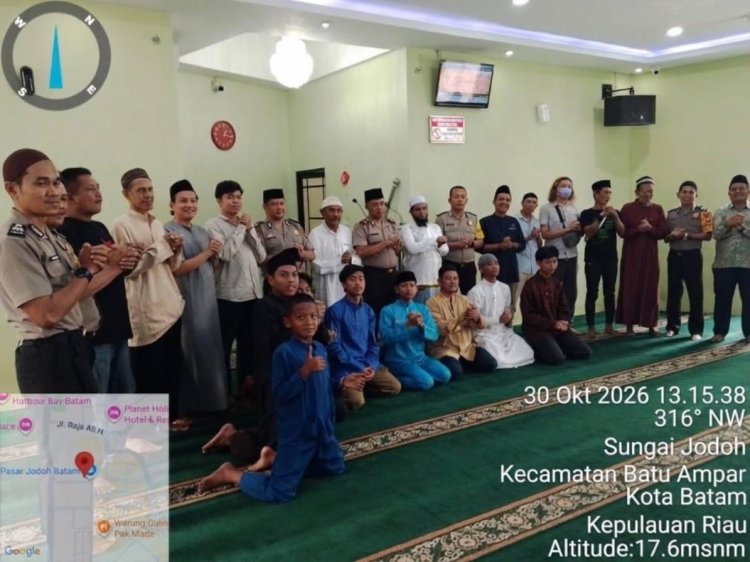 Jumat Curhat di Tanjung Pantun, Polsek Batu Ampar Ajak Warga Aktif Jaga Kamtibmas